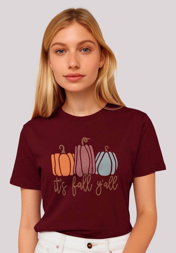 F4NT4STIC T-Shirt Pumpkins Kürbis its Fall Herbst yall Premium Qualität, Ha günstig online kaufen