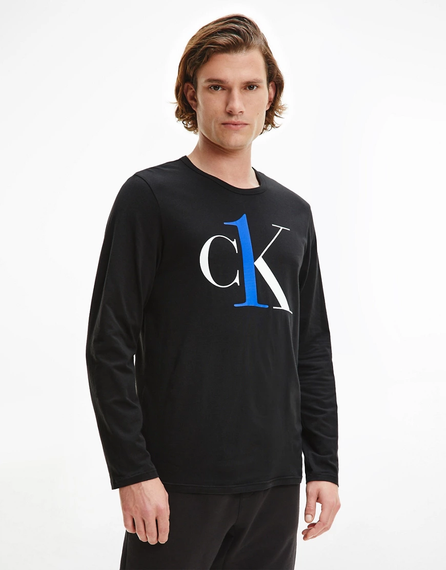 Calvin Klein – CK One – Lounge-Sweatshirt in Schwarz günstig online kaufen