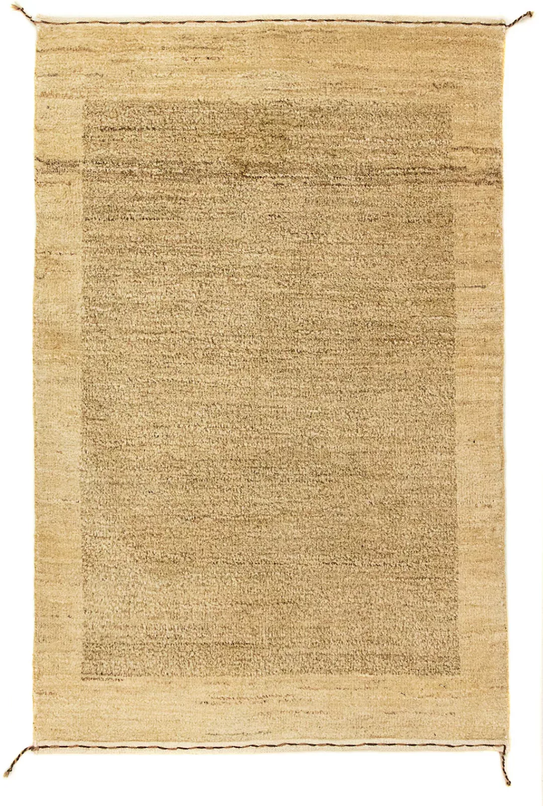 morgenland Wollteppich »Gabbeh - Indus - 92 x 60 cm - hellbraun«, rechtecki günstig online kaufen