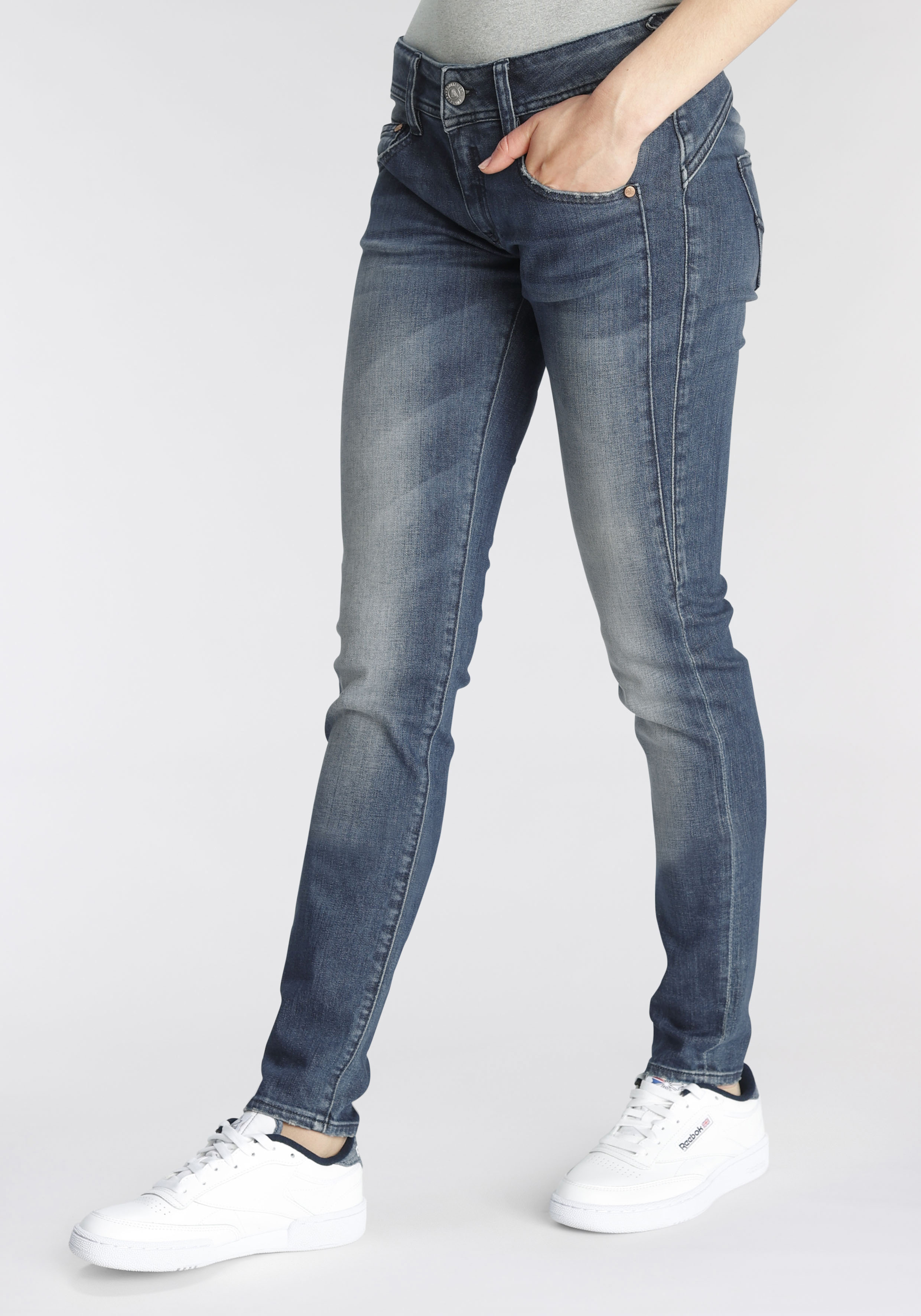 Herrlicher Röhrenjeans "GILA SLIM ORGANIC", umweltfreundlich dank Kitotex T günstig online kaufen