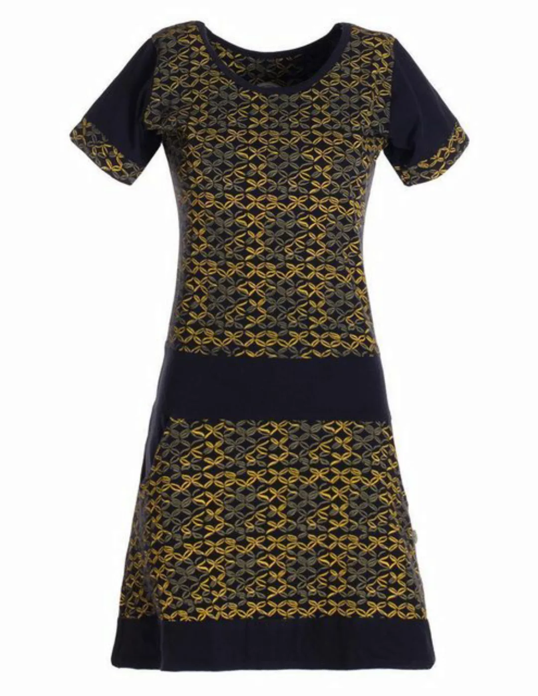 Vishes Tunikakleid Damen Longshirt-Kleid kurzarm Mini-Kleid Tunika-Kleid T- günstig online kaufen