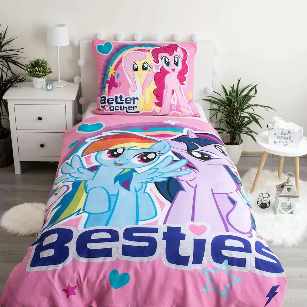 My Little Pony Kinderbettwäsche Besties, Renforcé, günstig online kaufen