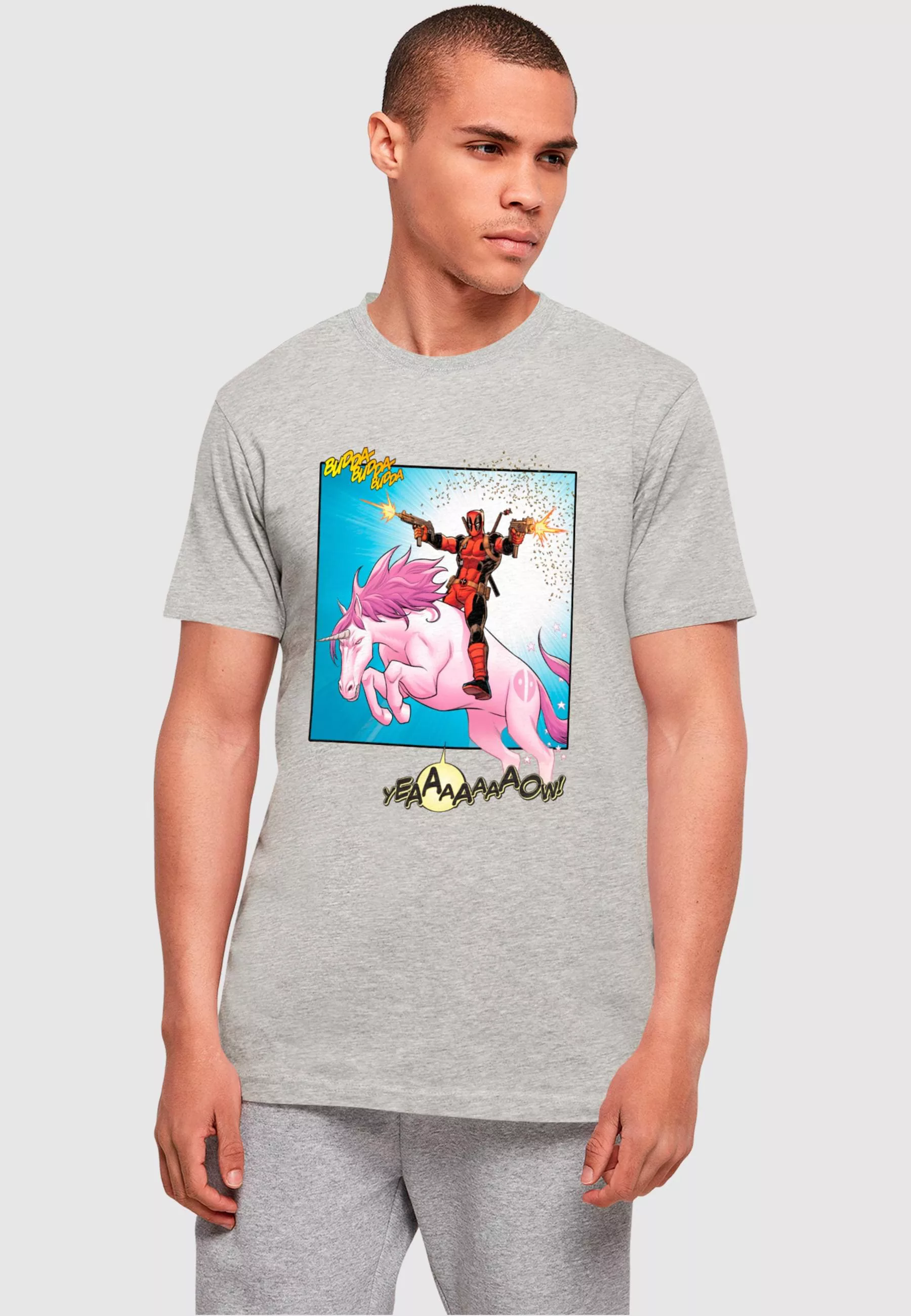 ABSOLUTE CULT T-Shirt ABSOLUTE CULT Herren Deadpool - Unicorn Battle T-Shir günstig online kaufen