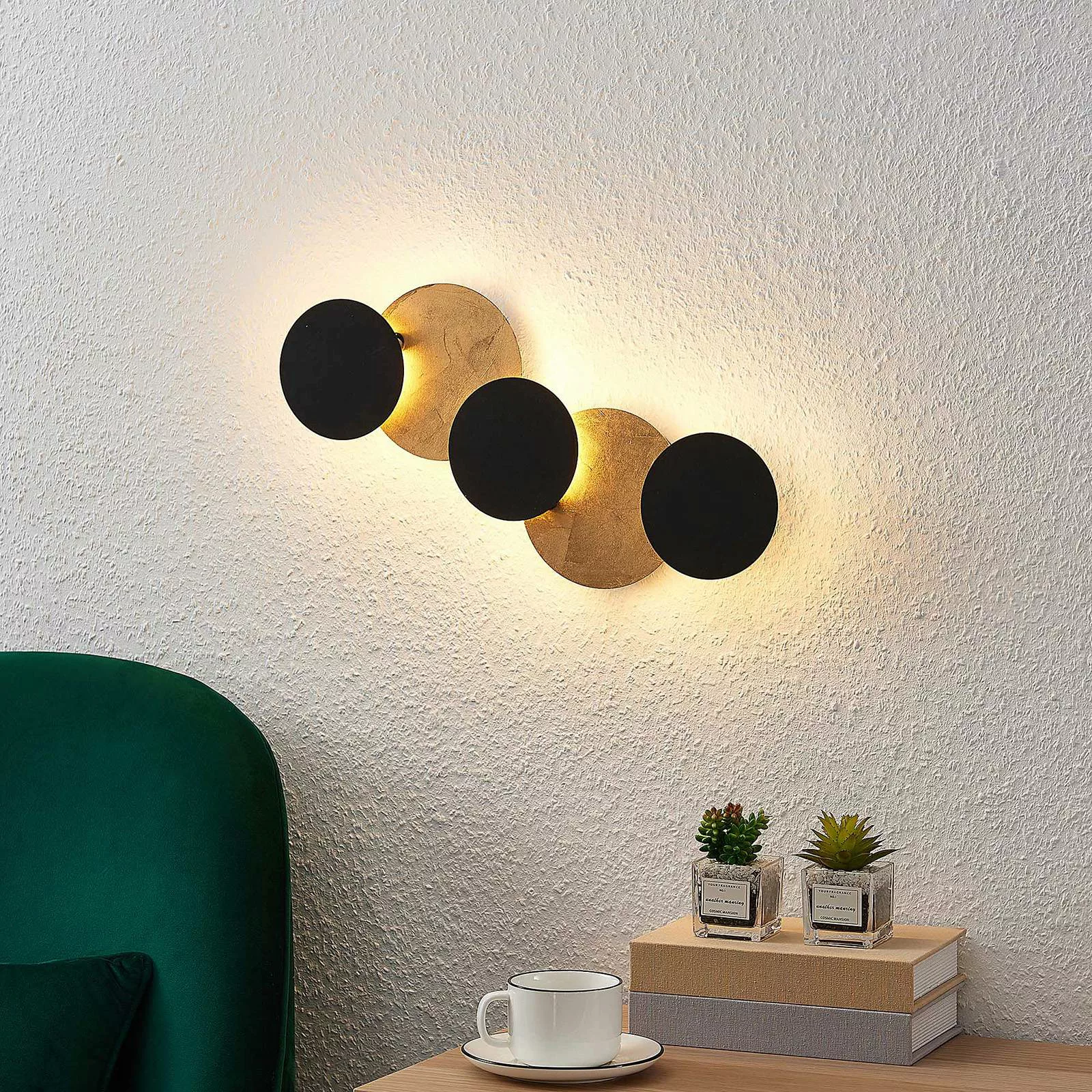 Lindby LED-Wandleuchte Grazyna, 52 cm, 5-flg., verstellbar günstig online kaufen