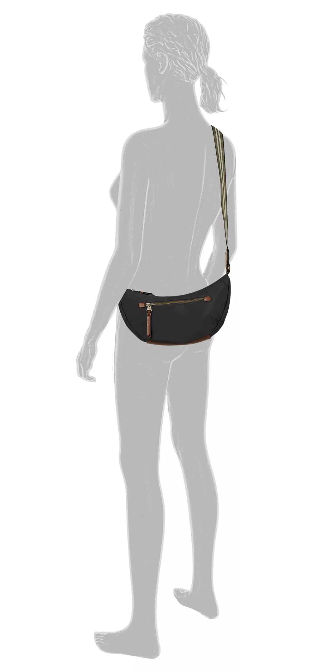 camel active Handtasche "Bari", aus hochwertigem matten Nylon mit gestreift günstig online kaufen