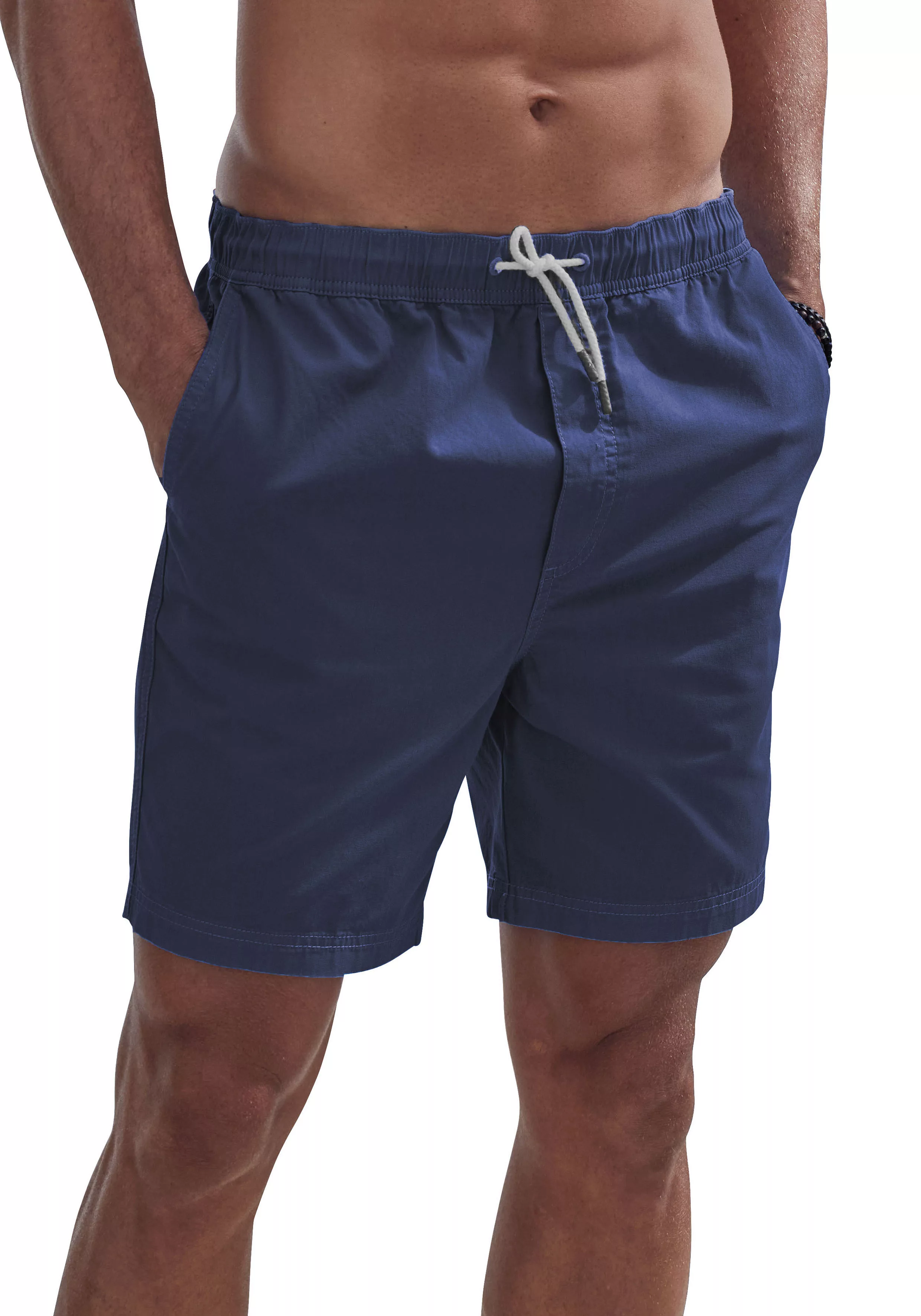 John Devin Shorts Bermuda kurze Hose aus elastischer, gewebter Baumwollqual günstig online kaufen