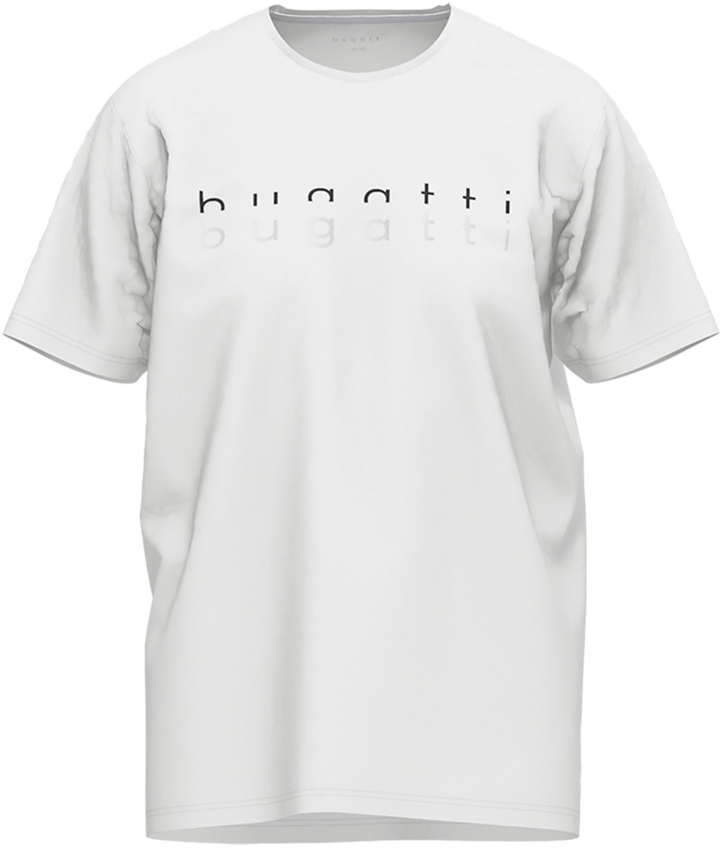 bugatti T-Shirt "Palermo", Kurzarm, Rundhalsausschnitt, mit Logo, bequem, l günstig online kaufen