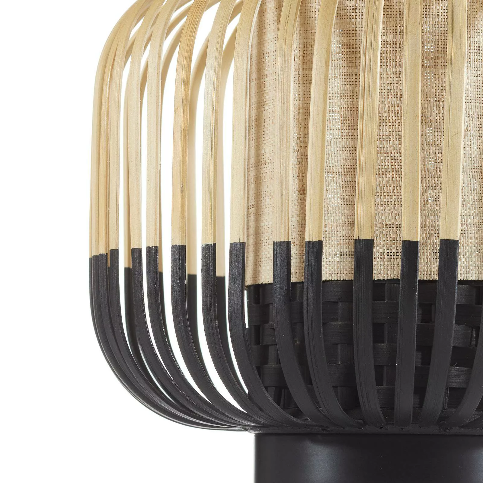 Forestier Bamboo Light S Tischlampe 24 cm schwarz günstig online kaufen