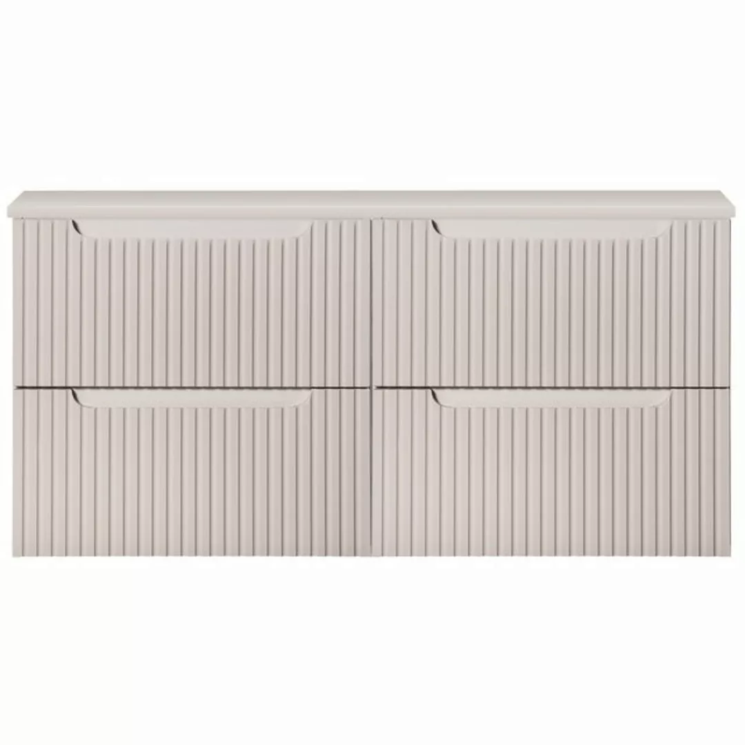 Lomadox Waschbeckenschrank NEWPORT-56-CASHMERE Waschtischunterschrank 120cm günstig online kaufen