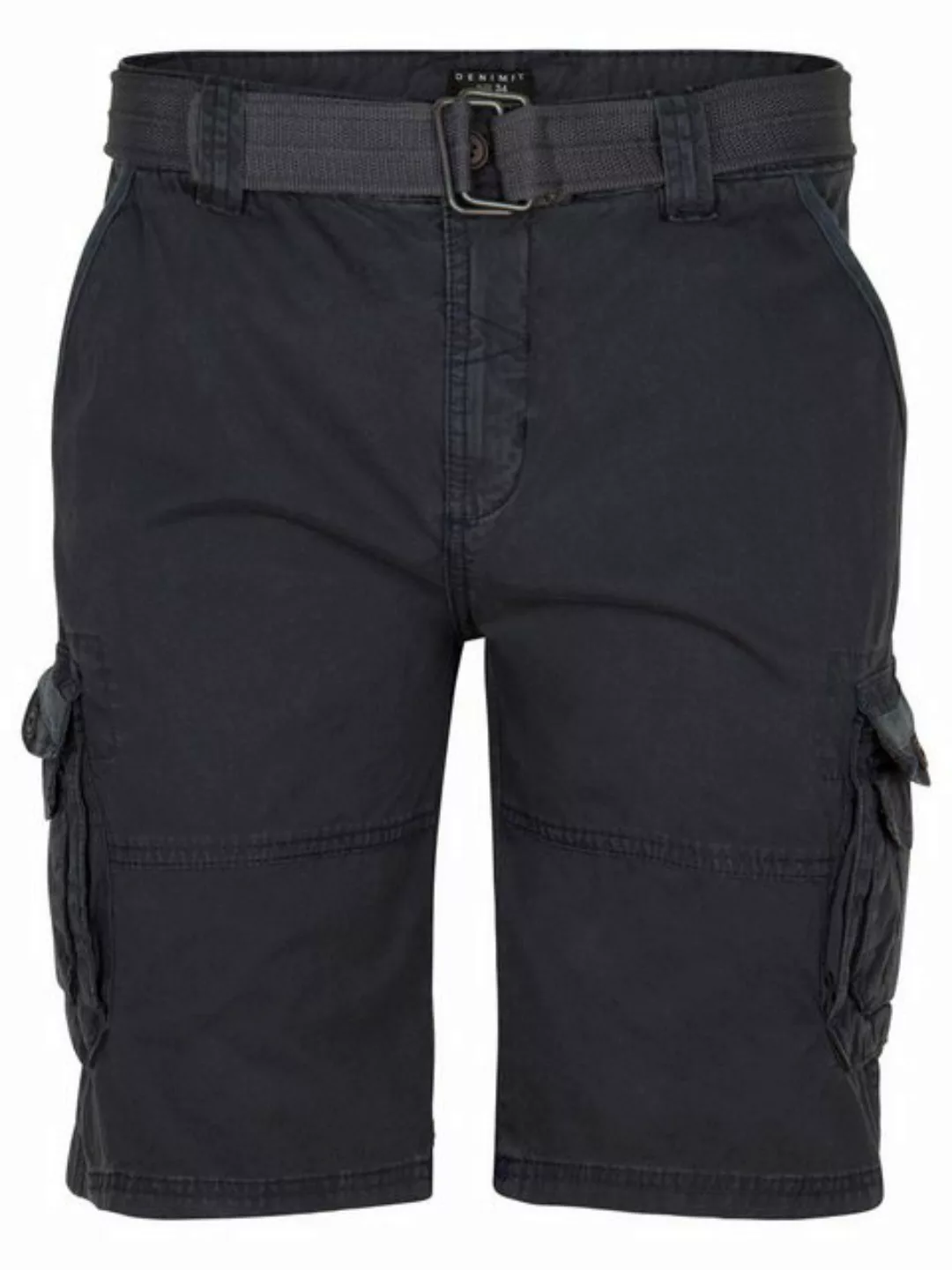 DENIMFY Cargo Shorts Herren mit Gürtel Regular Fit DFUlli günstig online kaufen