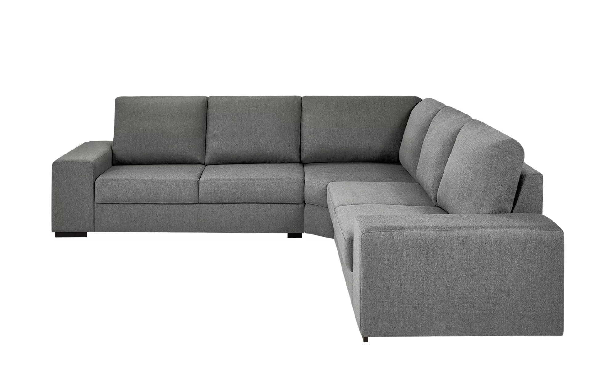 Ecksofa - grau - 90 cm - Polstermöbel > Sofas > Ecksofas - Möbel Kraft günstig online kaufen