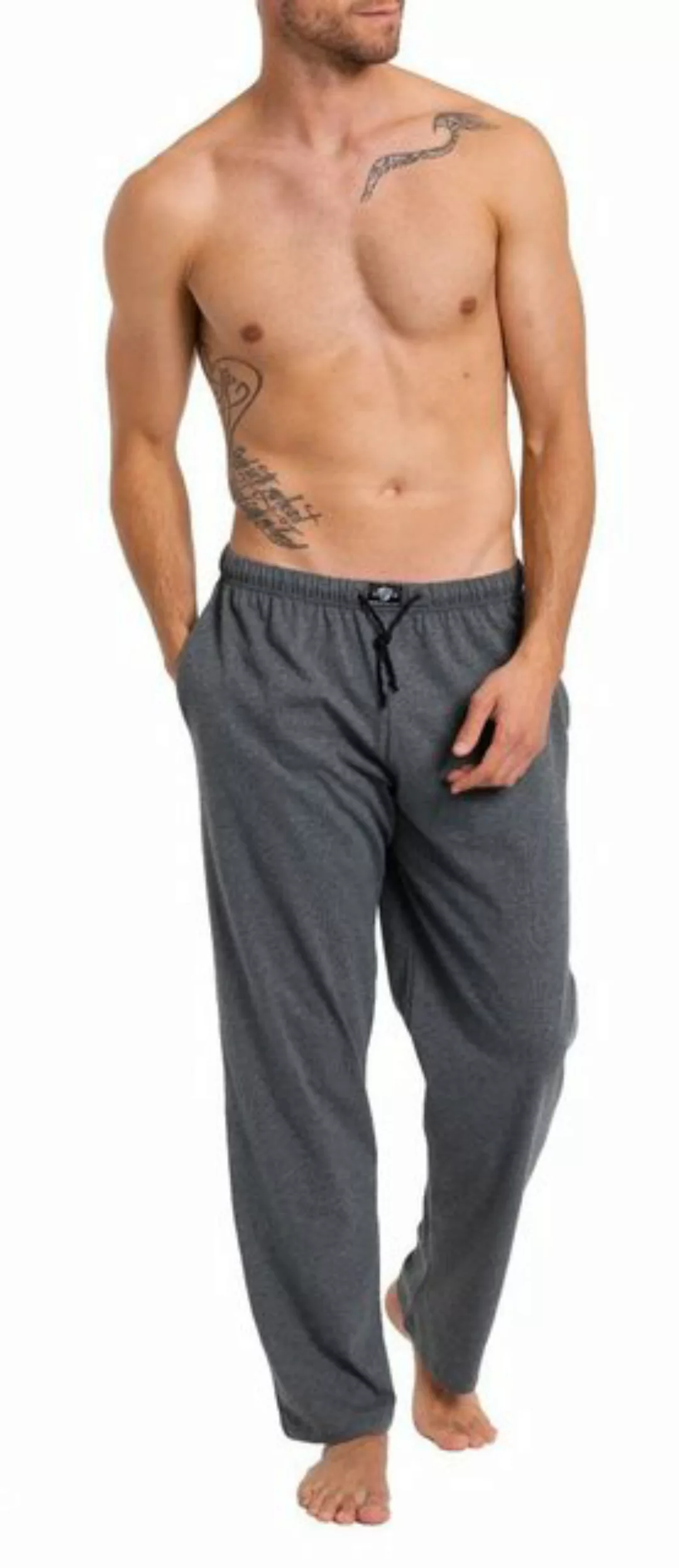 HAASIS Bodywear 1919 Pyjamahose Herren Jerseyhose 77116873-carbon (1-tlg) h günstig online kaufen