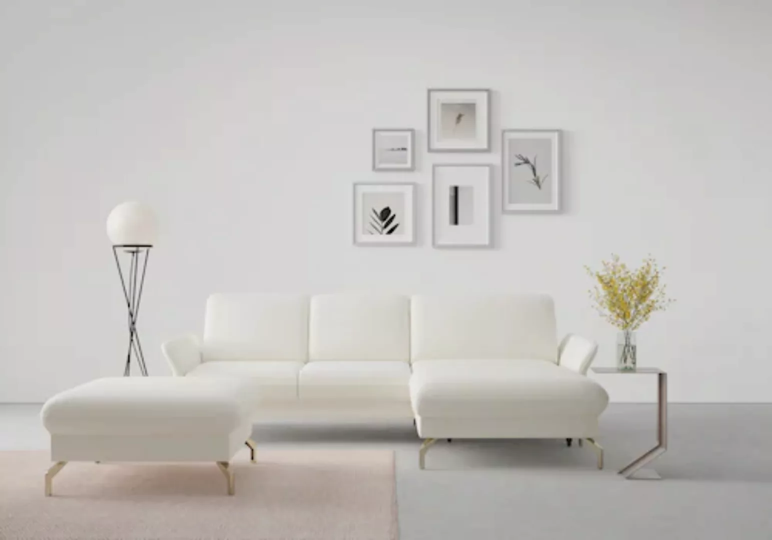 sit&more Ecksofa »Fashion L-Form«, wahlweise mit Kopfteilverstellung, Vorzi günstig online kaufen