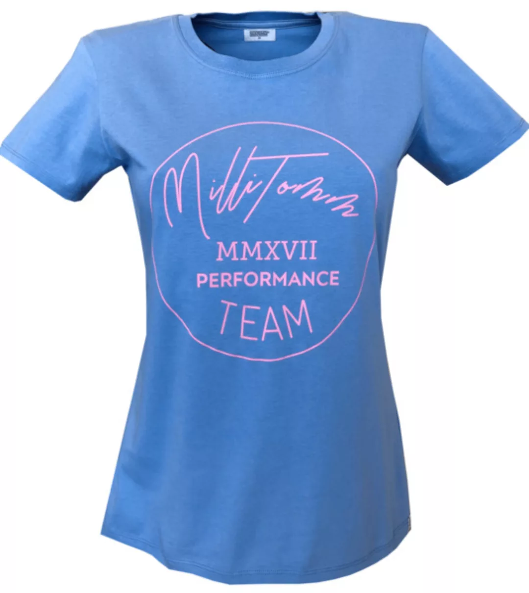 Damen T-shirt Gots Und Grüner Knopf Zertifiziert/ Motiv Performance günstig online kaufen