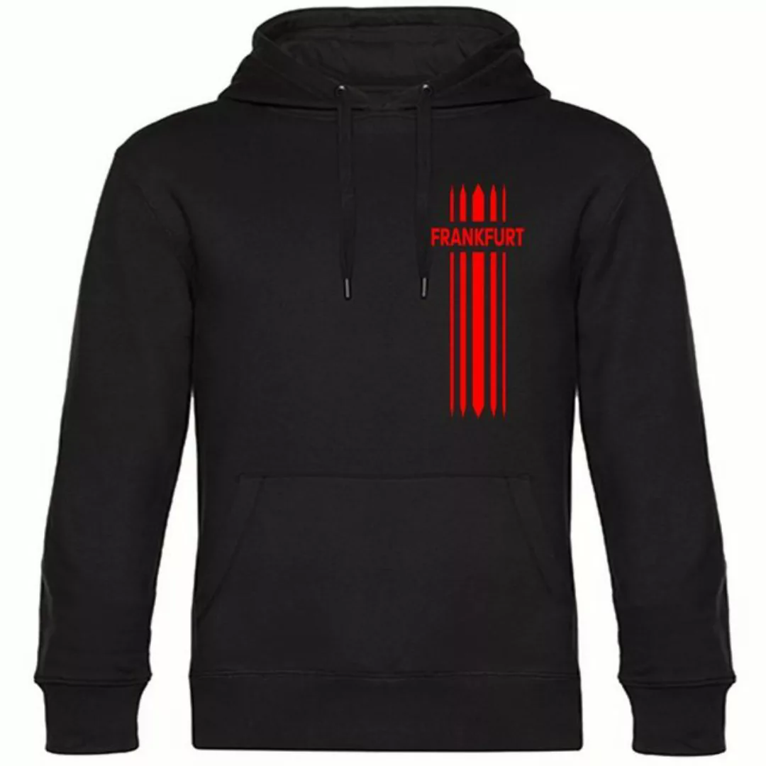 multifanshop Kapuzensweatshirt Frankfurt - Streifen - Pullover günstig online kaufen