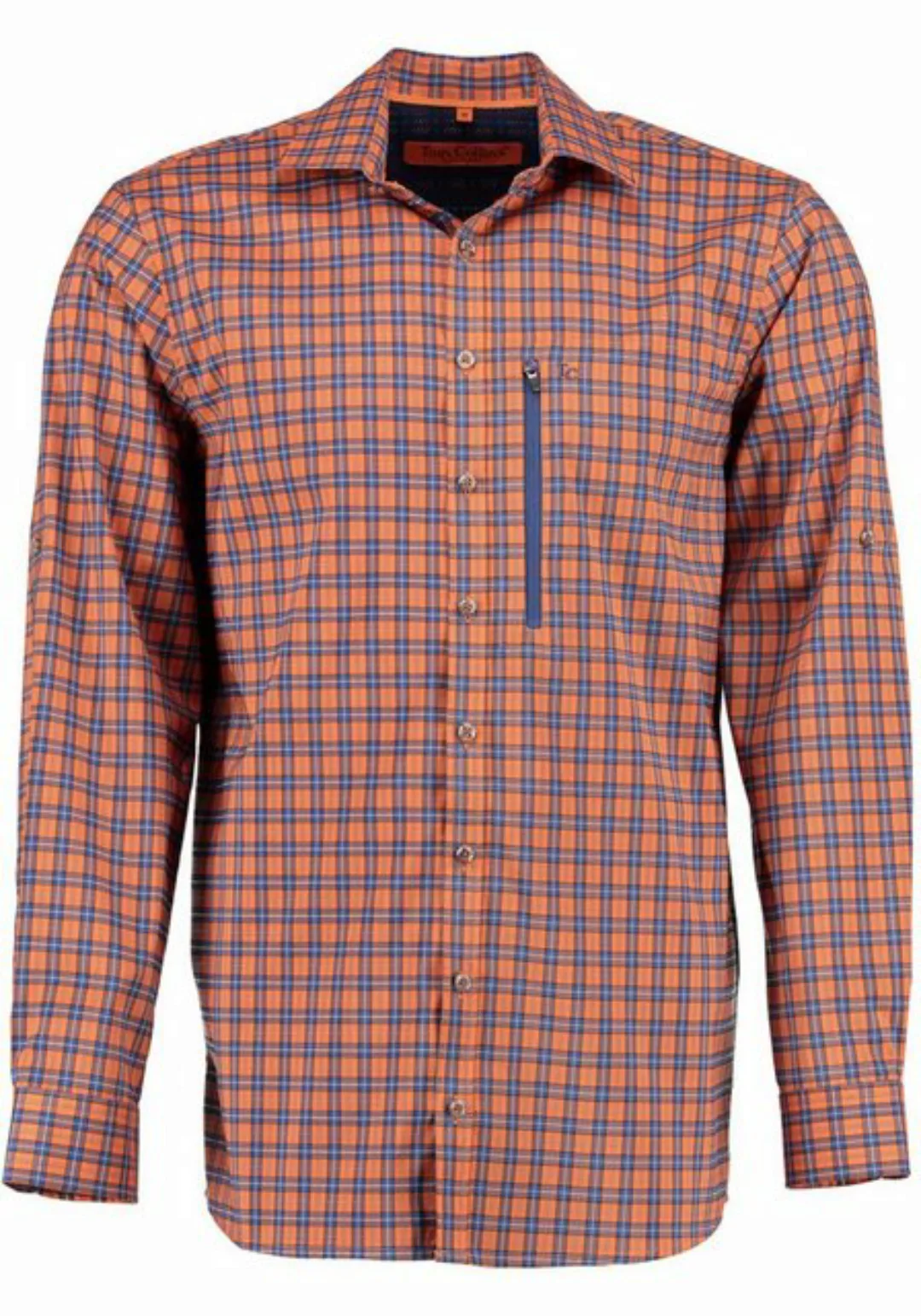 Tom Collins Langarmhemd Nysim Langarm Freizeithemd mit TC-Stickerei auf der günstig online kaufen
