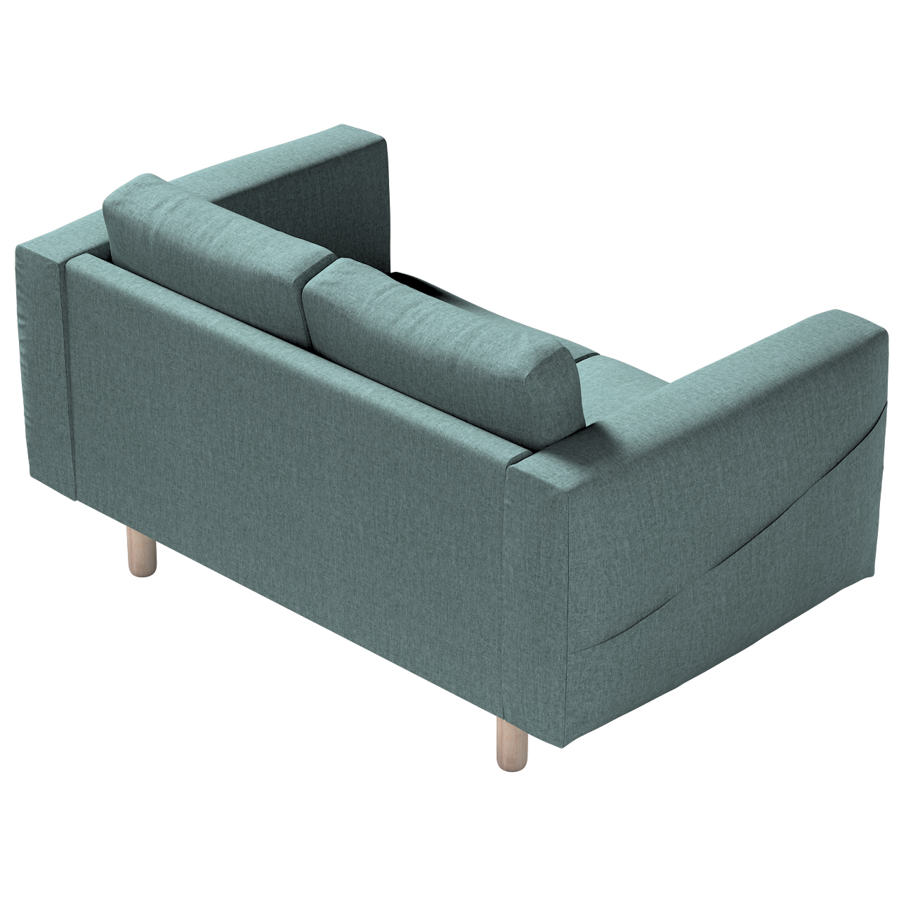 Bezug für Norsborg 2-Sitzer Sofa, grau- blau, Norsborg 2-Sitzer Sofabezug, günstig online kaufen