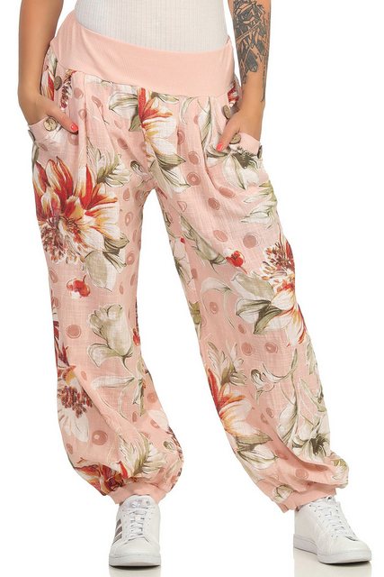 CLEO STYLE Stoffhose Damen Sommerhose 400 Rosa günstig online kaufen