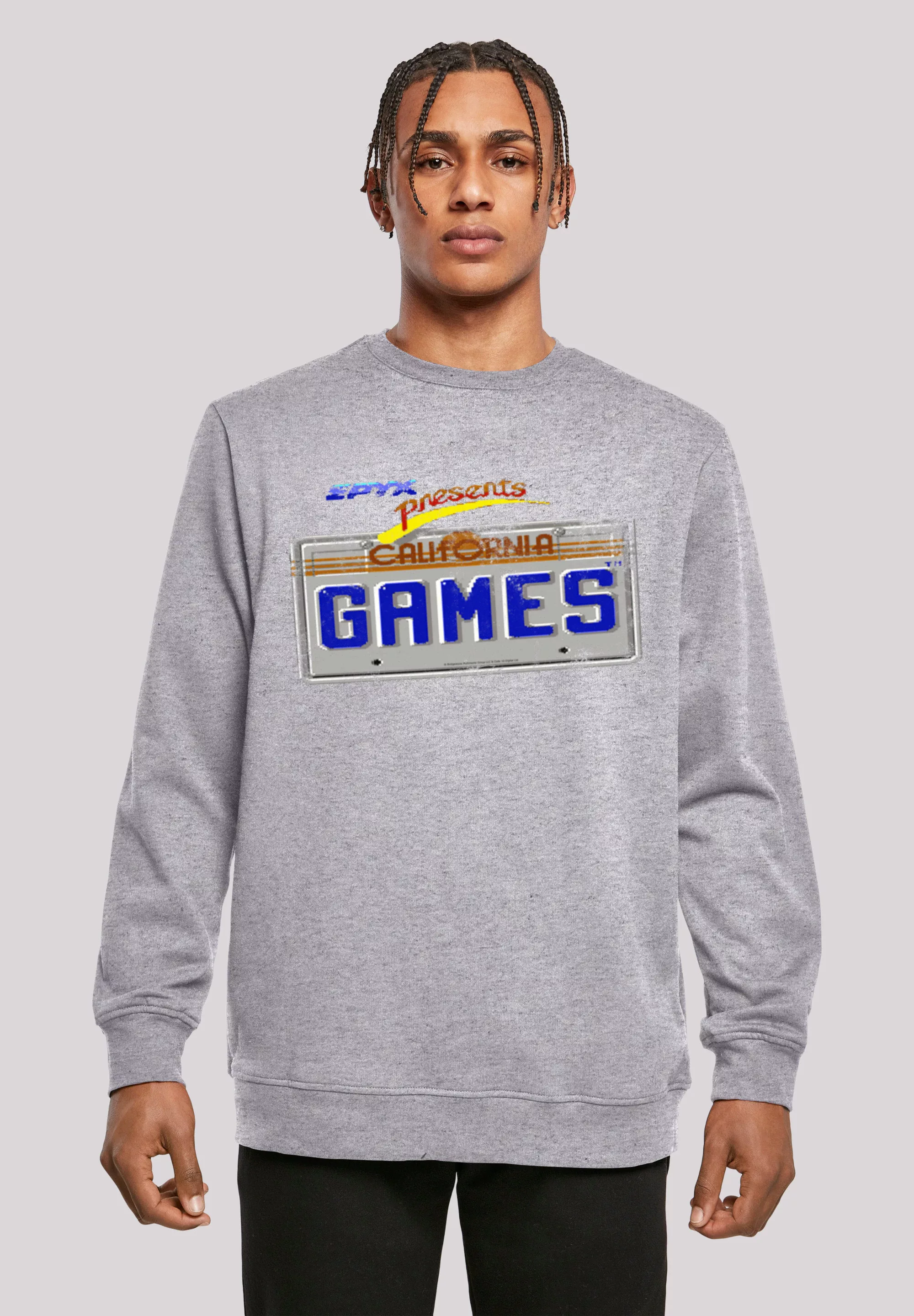 F4NT4STIC Kapuzenpullover "Retro Gaming California Games Plate", Print günstig online kaufen