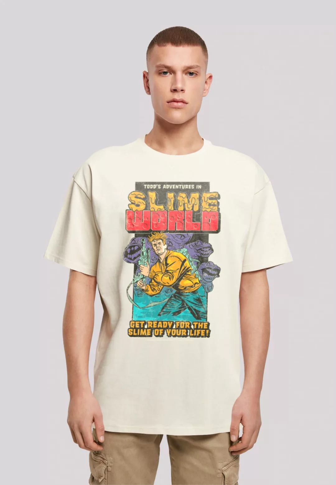 F4NT4STIC T-Shirt "Retro Gaming Todds Adventures In SlimeWorld", Print günstig online kaufen