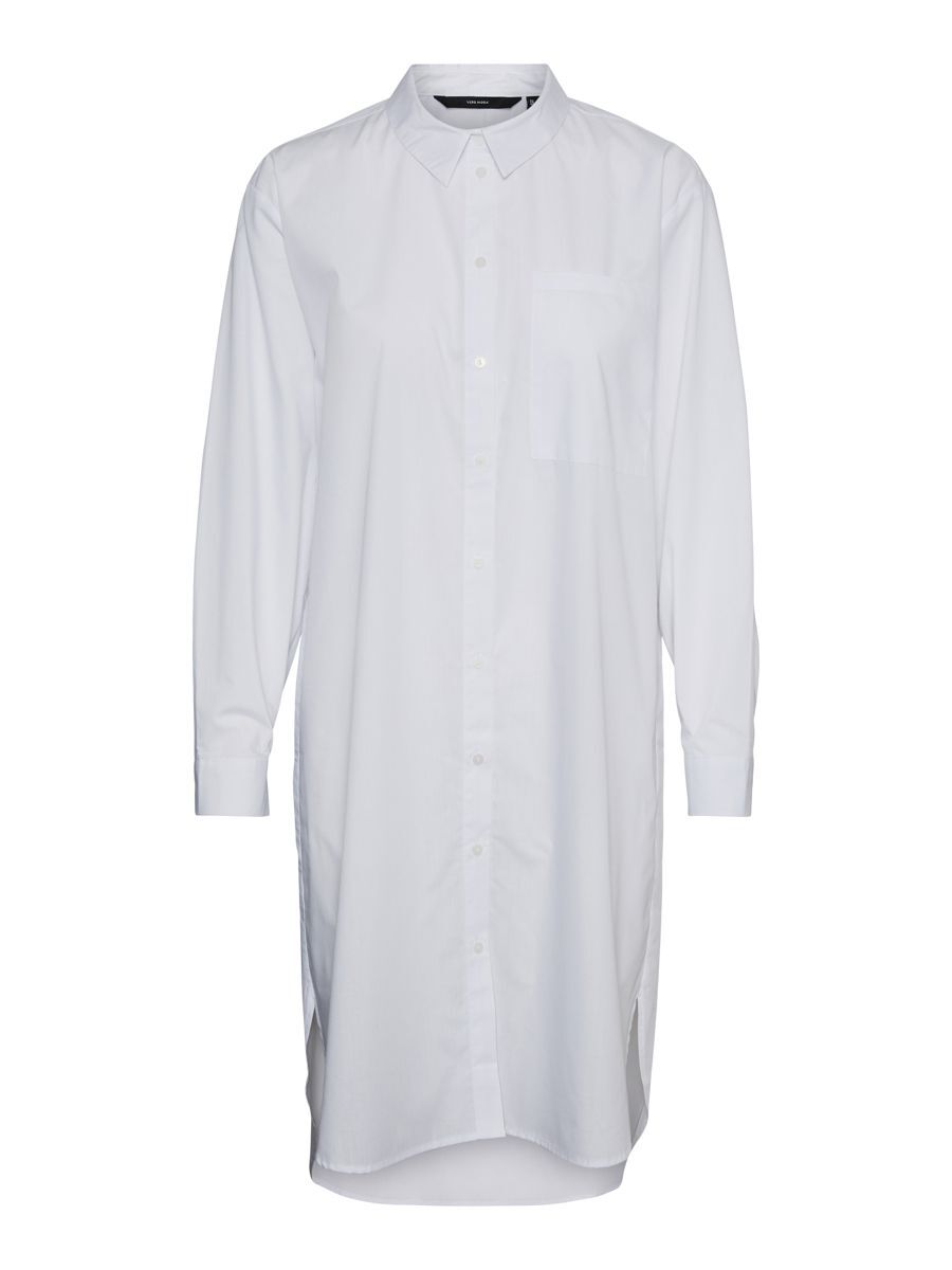 VERO MODA Longline Hemd Damen White günstig online kaufen