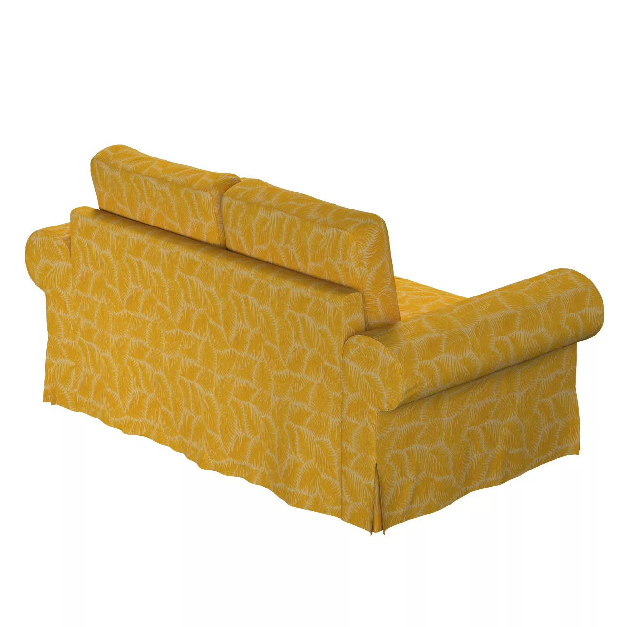 Bezug für Backabro 2-Sitzer Sofa ausklappbar, honiggelb, Bezug für Backabro günstig online kaufen