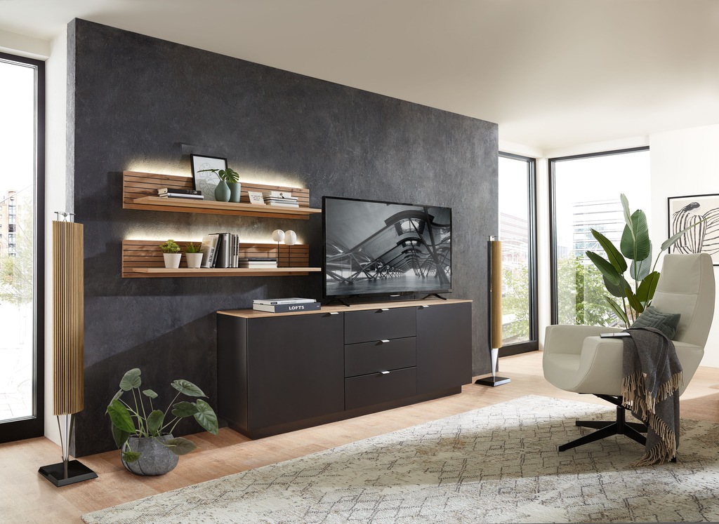 Innostyle TV-Schrank "Core, TV-Sideboard Stellmaß B/H/T 180x77x44 cm", (1 S günstig online kaufen