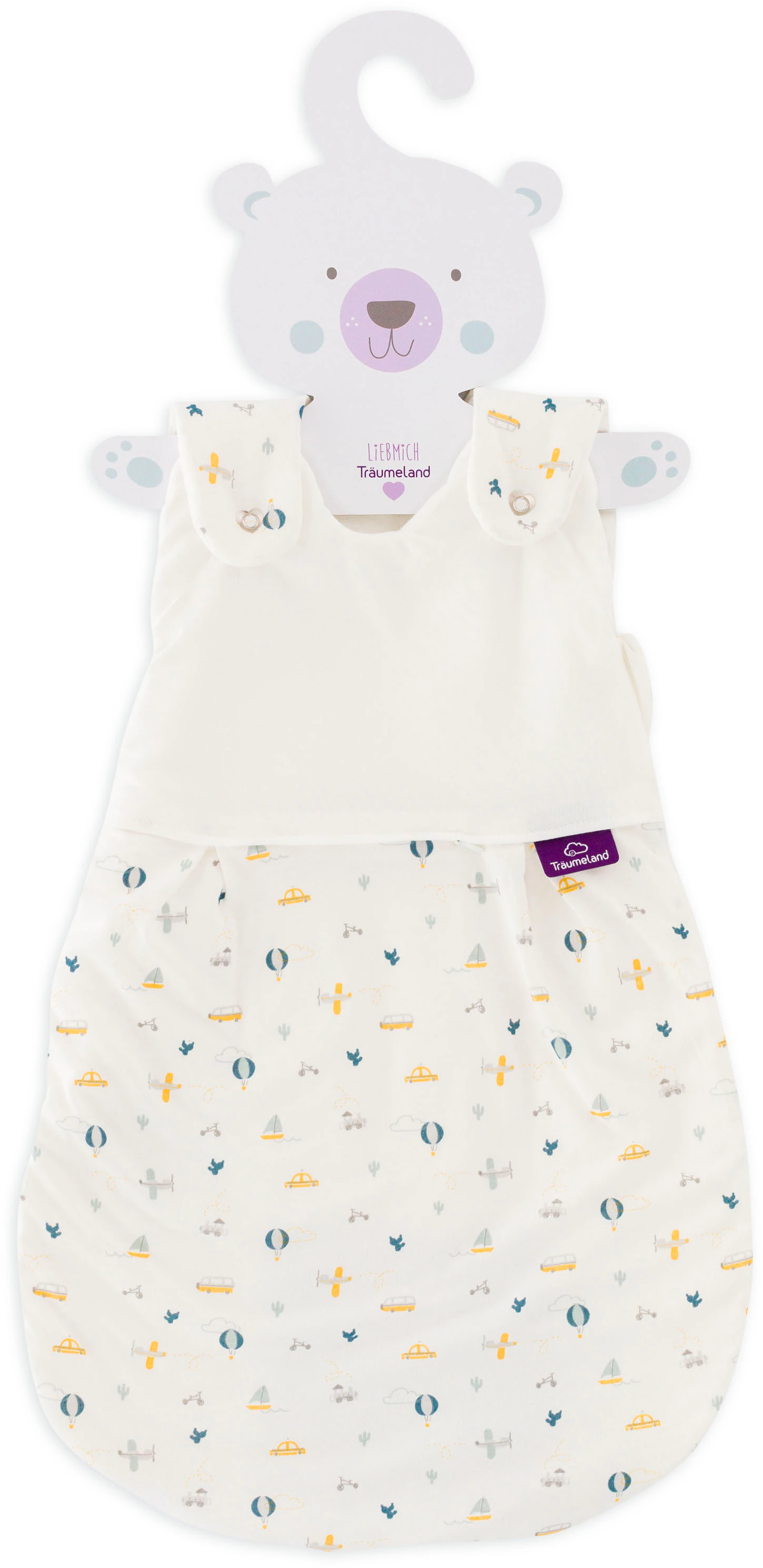 Träumeland Babyschlafsack »3tlg. Set LIEBMICH, Design BrummBrumm«, (3 tlg.) günstig online kaufen