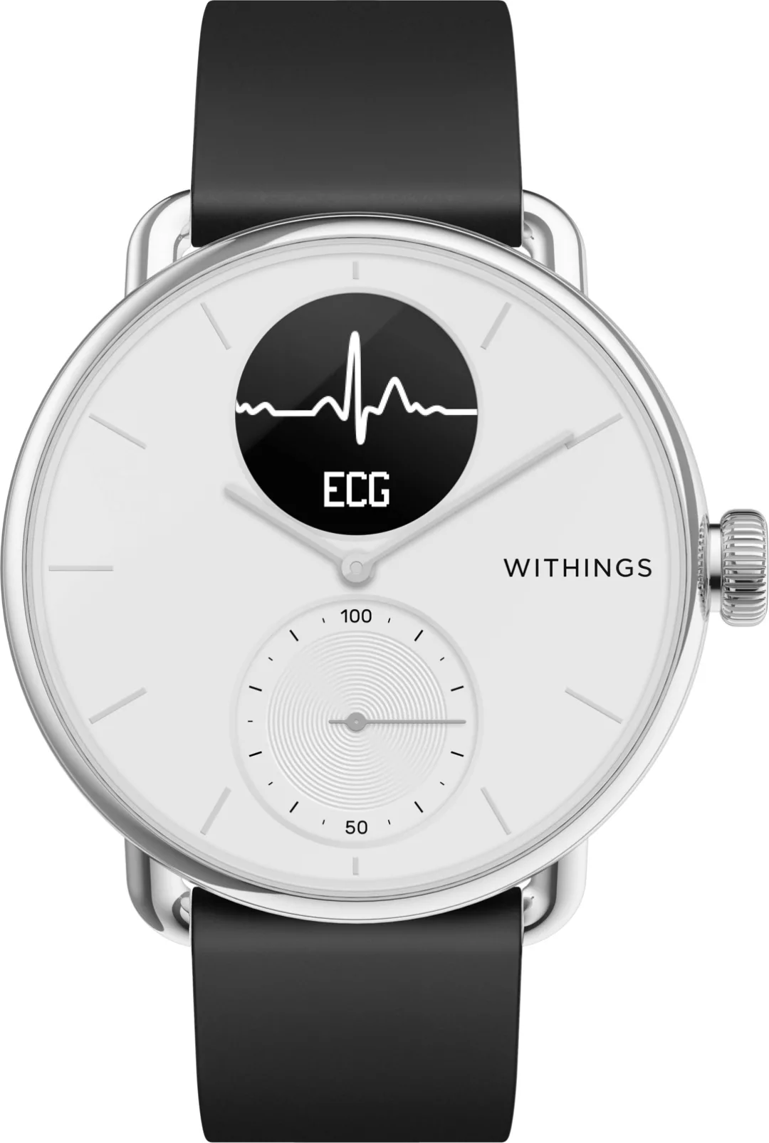 Withings Scanwatch, 38mm white HWA09MODEL1ALLINT38WHITE Smartwatch günstig online kaufen