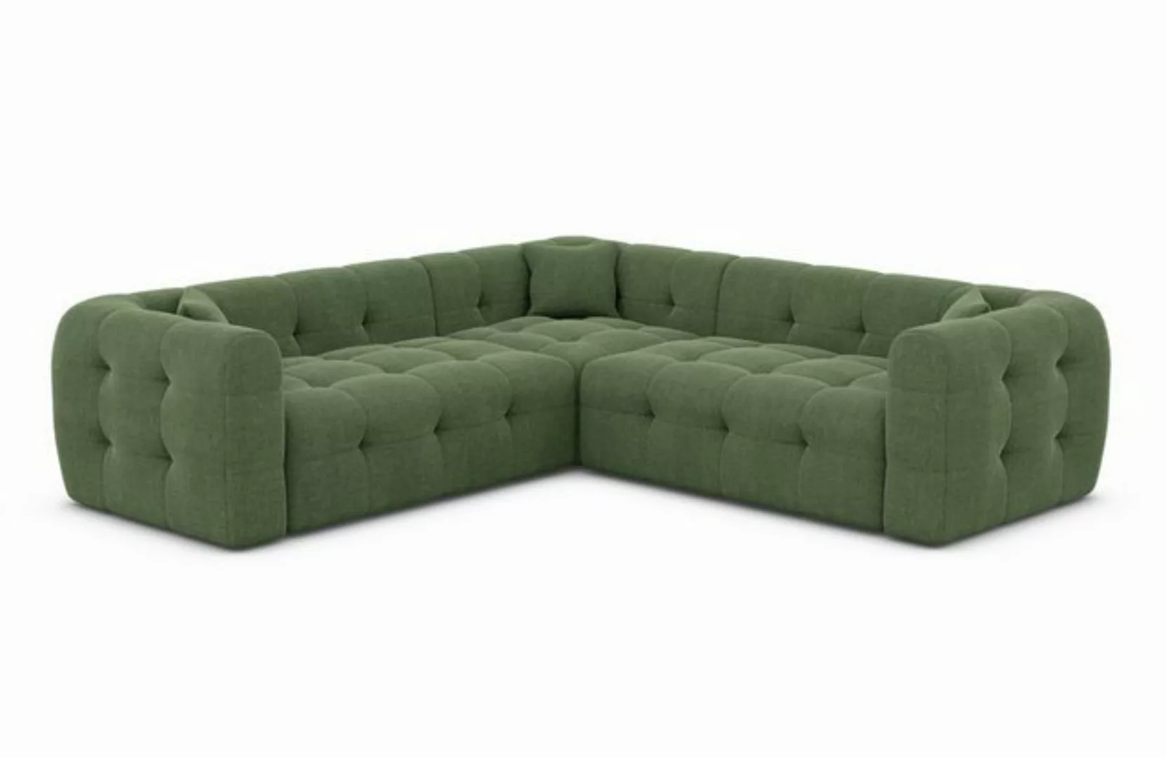 Sofa Dreams Ecksofa Sofa Polsterstoff Eckcouch Samt Lounge Couch Sevilla L günstig online kaufen