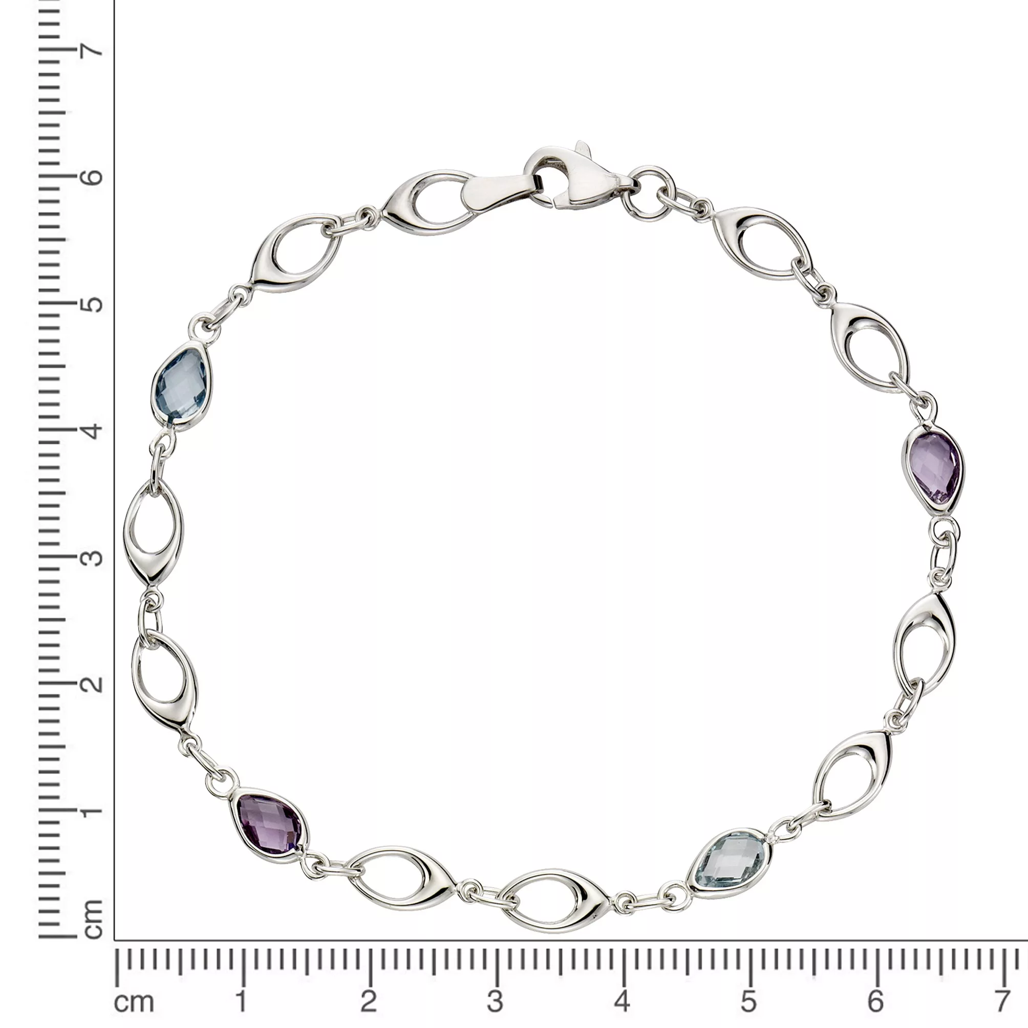 Fascination by Ellen K. Armband »375 Gold mit Blautopas (beh.) und Amethyst günstig online kaufen