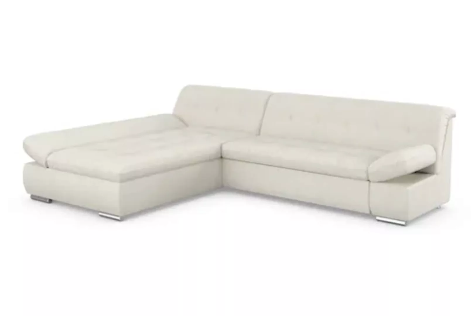 DOMO collection Ecksofa »Mona L-Form«, wahlweise mit Bettfunktion günstig online kaufen
