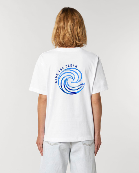 Biofair - Unisex Weites Shirt - Reine Biobaumwolle/ Save The Ocean günstig online kaufen