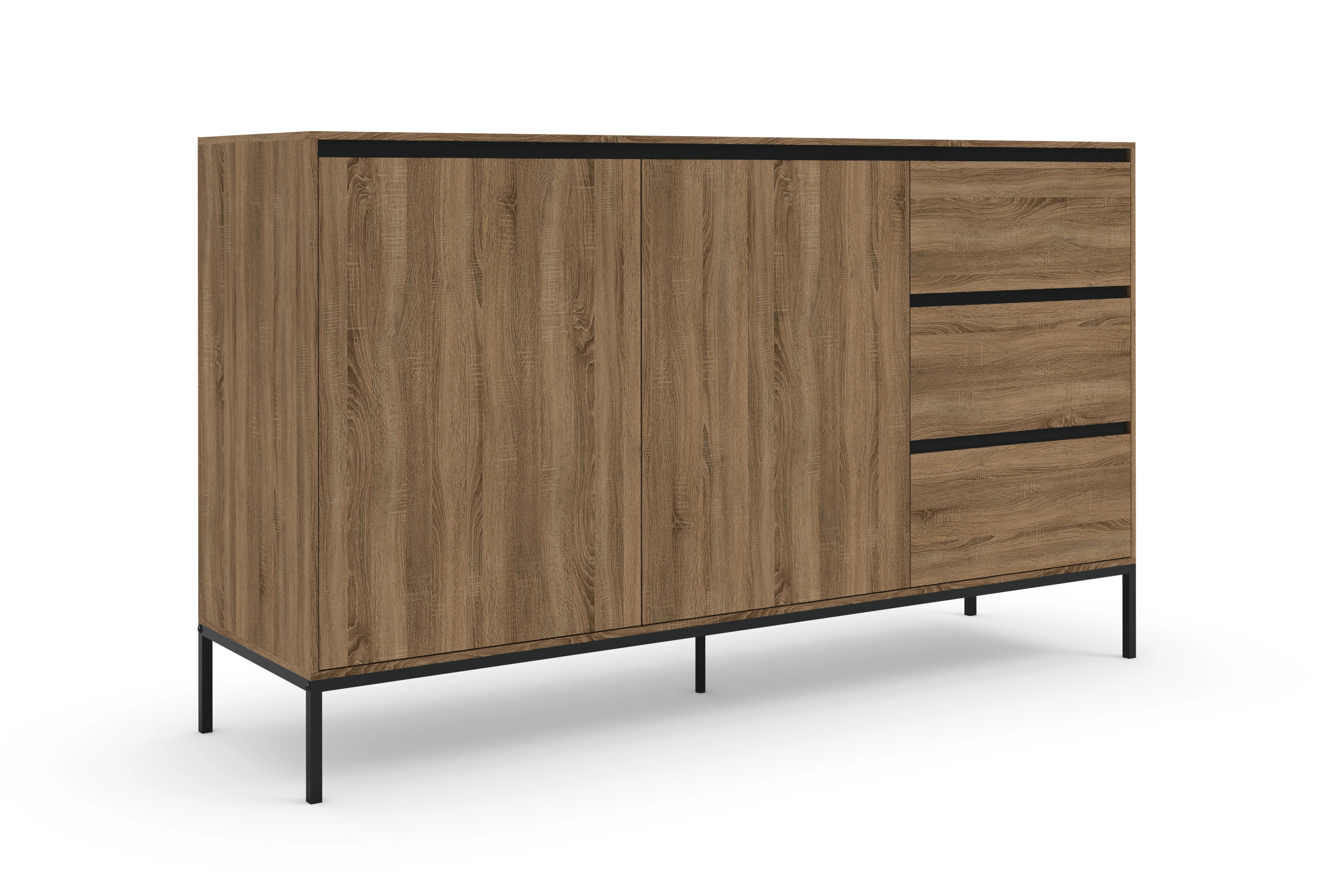 INOSIGN Sideboard "Bari", mit 2 Türen und 3 Schubkästen günstig online kaufen