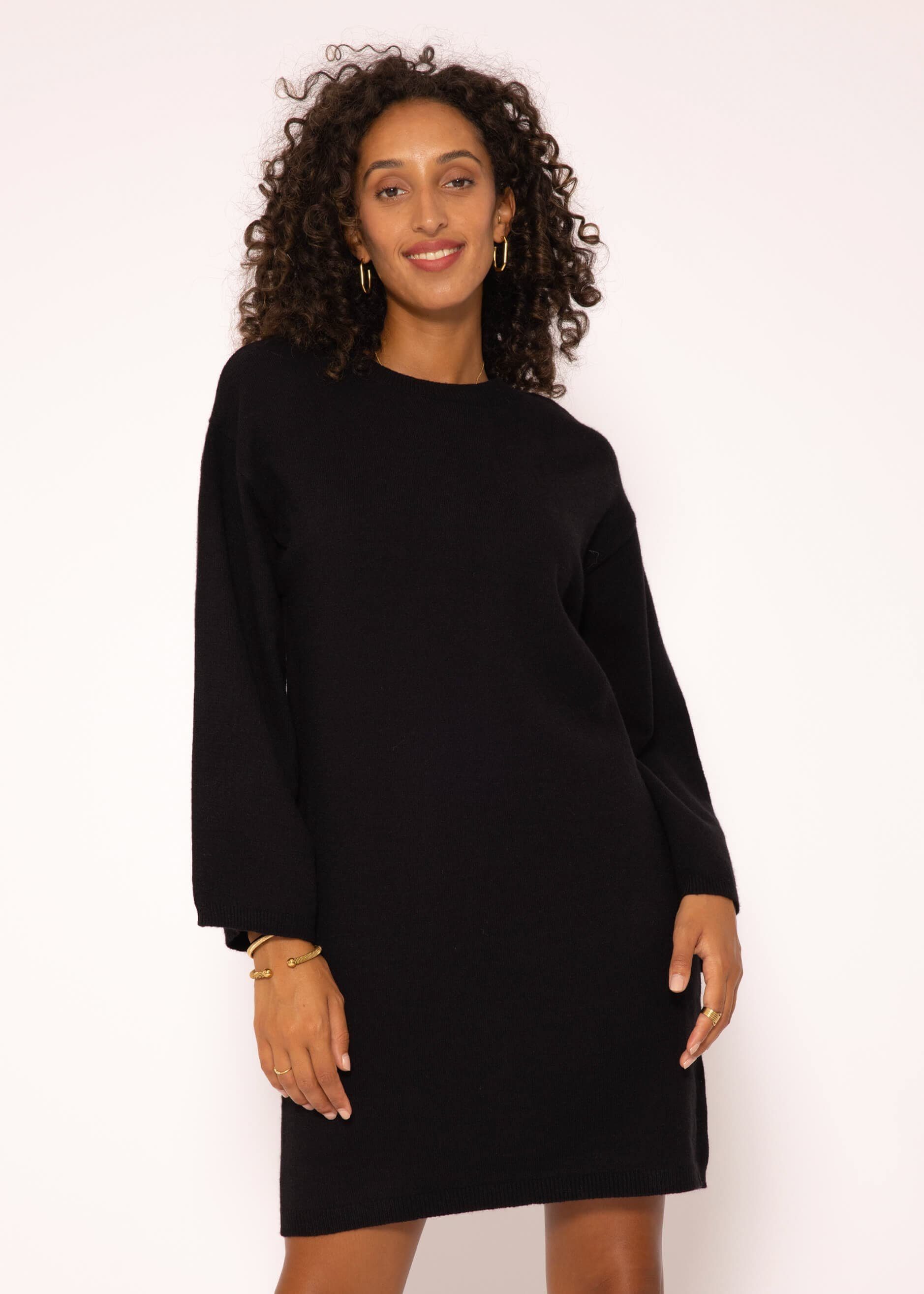 SASSYCLASSY Strickkleid Oversize Strickkleid Rollkragen Damen günstig online kaufen