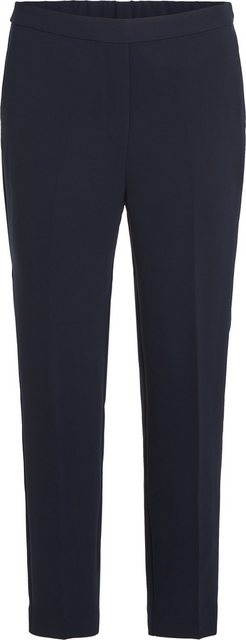 Tommy Hilfiger Webhose "CREPE SLIM PULL ON PANT", mit Metalllabel, Bügelfal günstig online kaufen