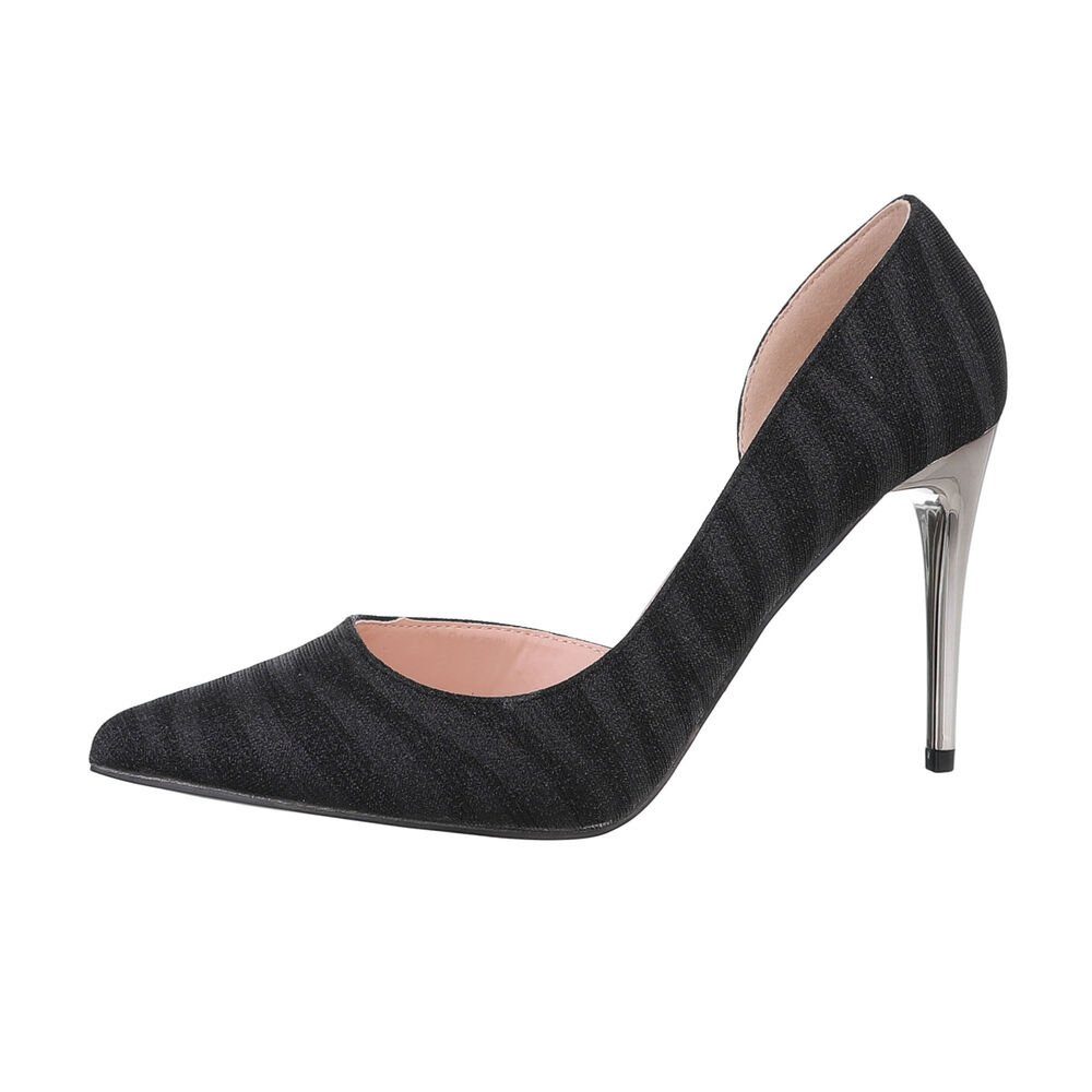 Ital-Design Damen Abendschuhe Elegant High-Heel-Pumps Pfennig-/Stilettoabsa günstig online kaufen