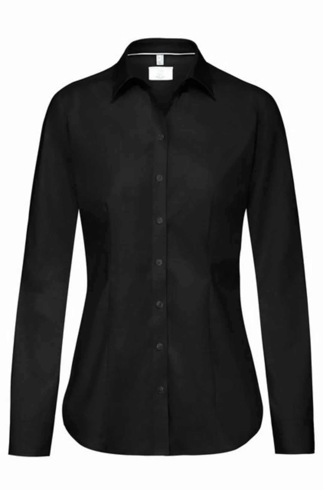 GREIFF Langarmbluse Greiff Corporate Bluse PREMIUM Damen OEKO TEX® Schwarz günstig online kaufen