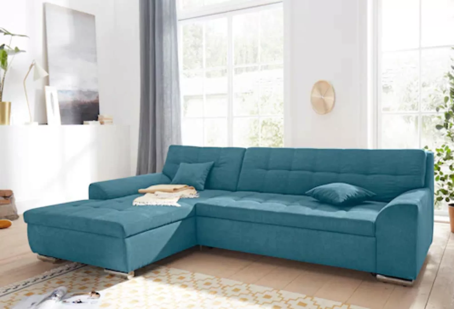 DOMO collection Ecksofa »Aversa L-Form« günstig online kaufen