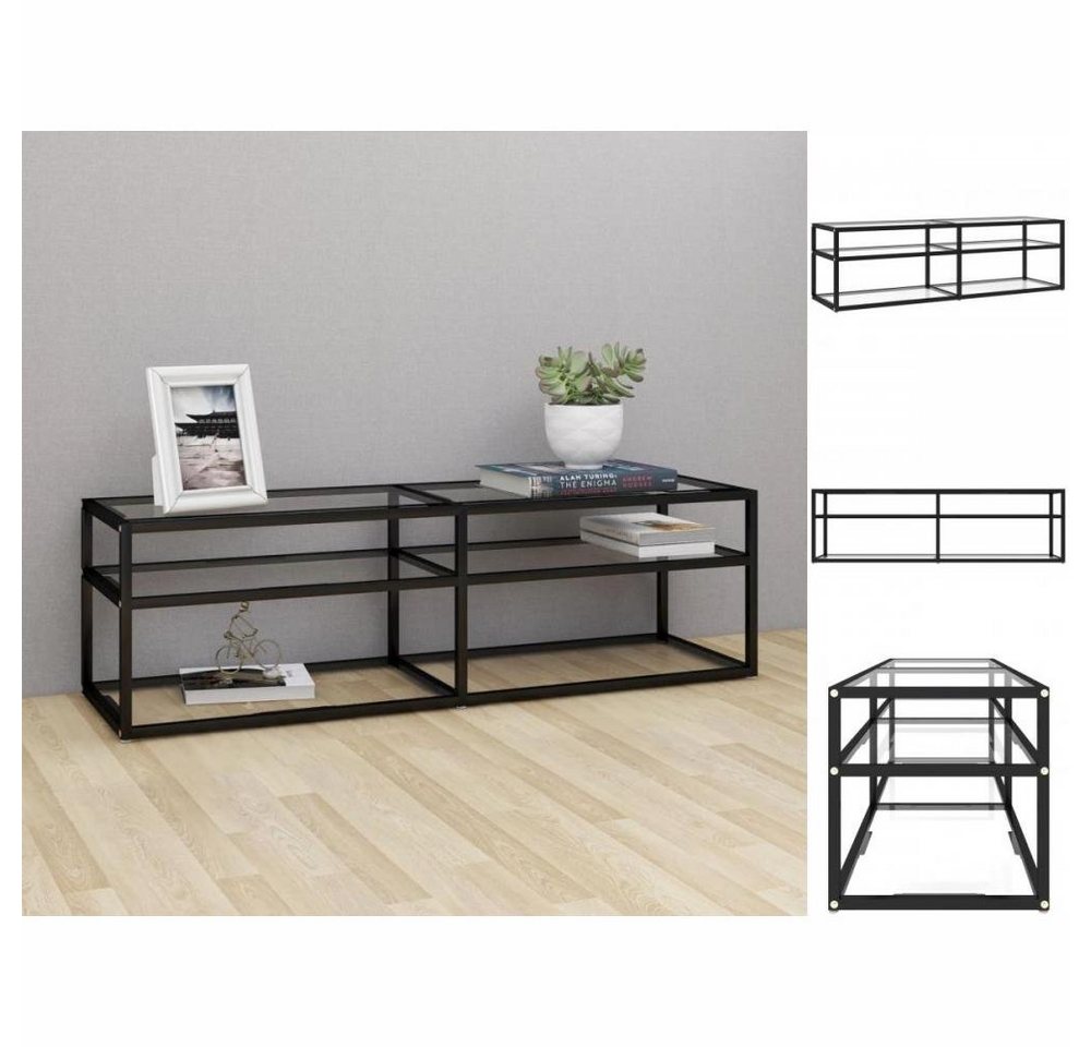 vidaXL TV-Schrank TV-Schrank Transparent 140x40x40,5 cm Hartglas Lowboard günstig online kaufen