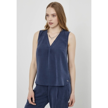 Just Like You  Blusen Ärmellose Bluse mit V-Ausschnitt günstig online kaufen