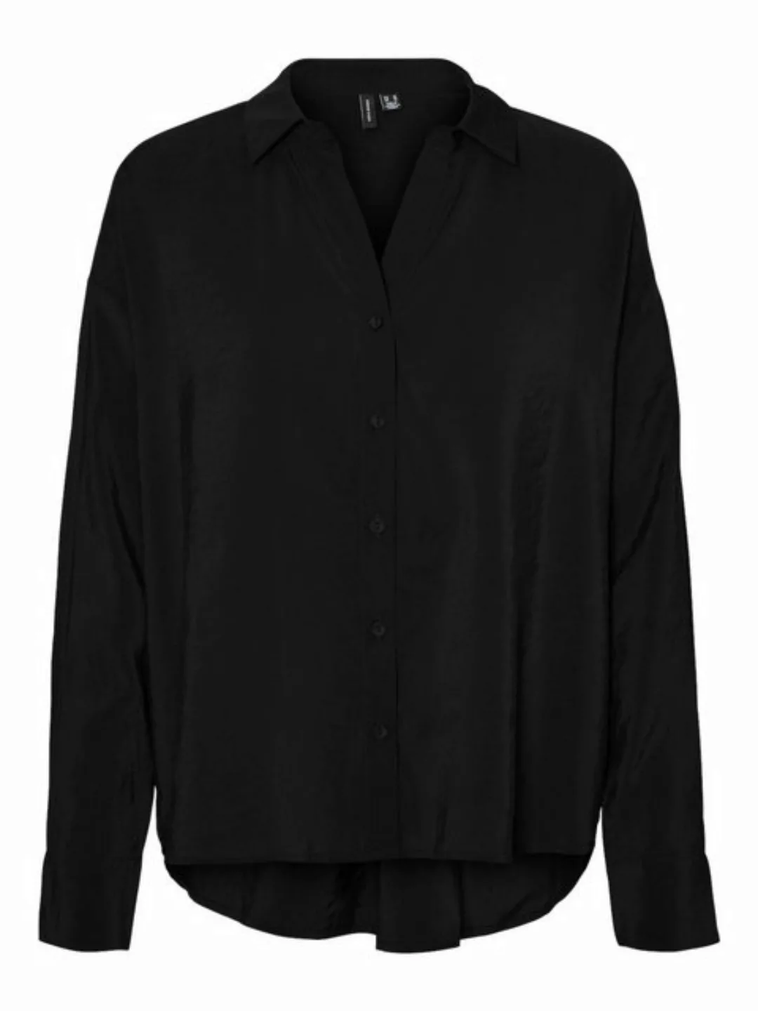 Vero Moda Blusenshirt Legere Hemdbluse Oversized Shirt Seidig VMQUEENY 6934 günstig online kaufen