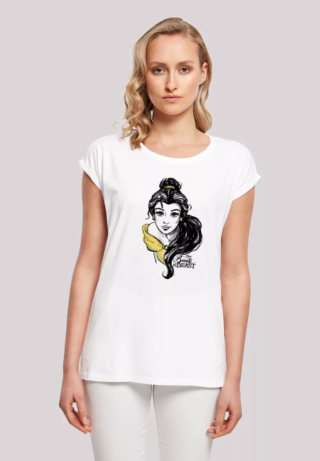 F4NT4STIC T-Shirt "Belle Sketch", Damen,Premium Merch,Regular-Fit,Kurze Ärm günstig online kaufen