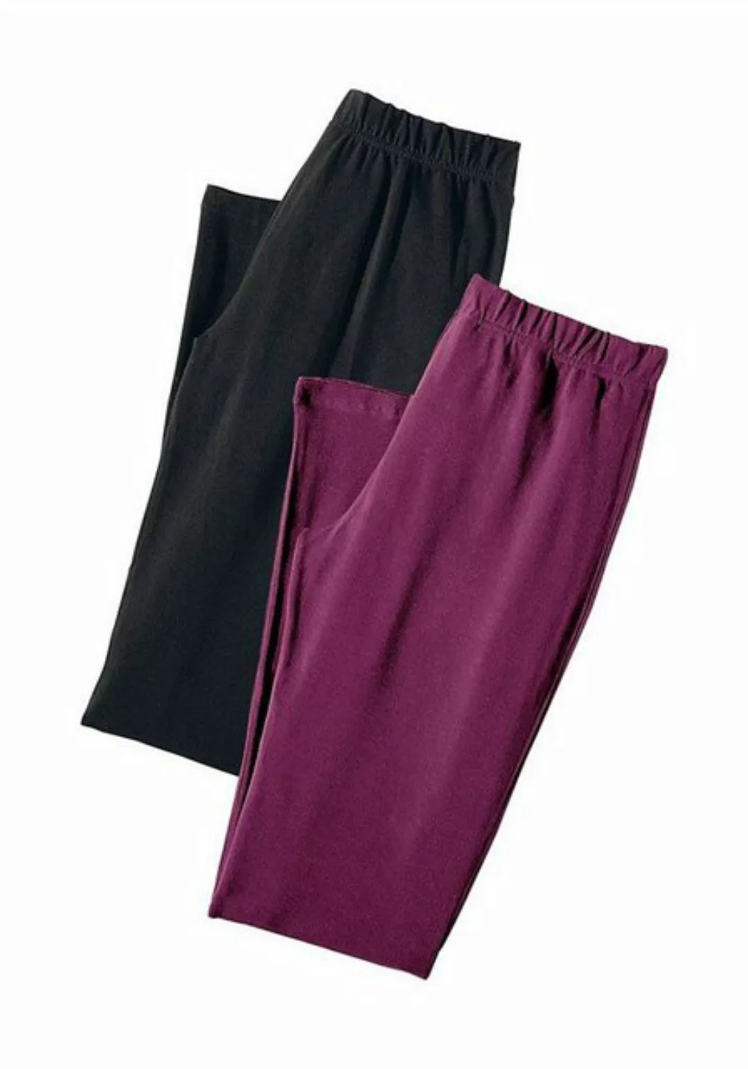 vivance active Caprileggings (2er-Pack) mit Gummibund, Loungewear günstig online kaufen