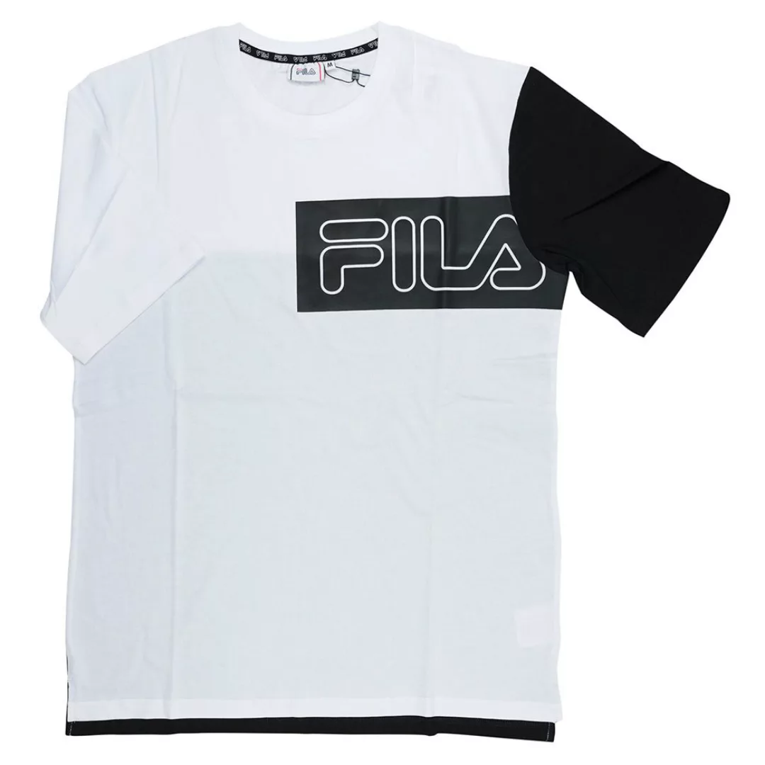 Fila Lazar Kurzärmeliges T-shirt M Bright White / Black günstig online kaufen