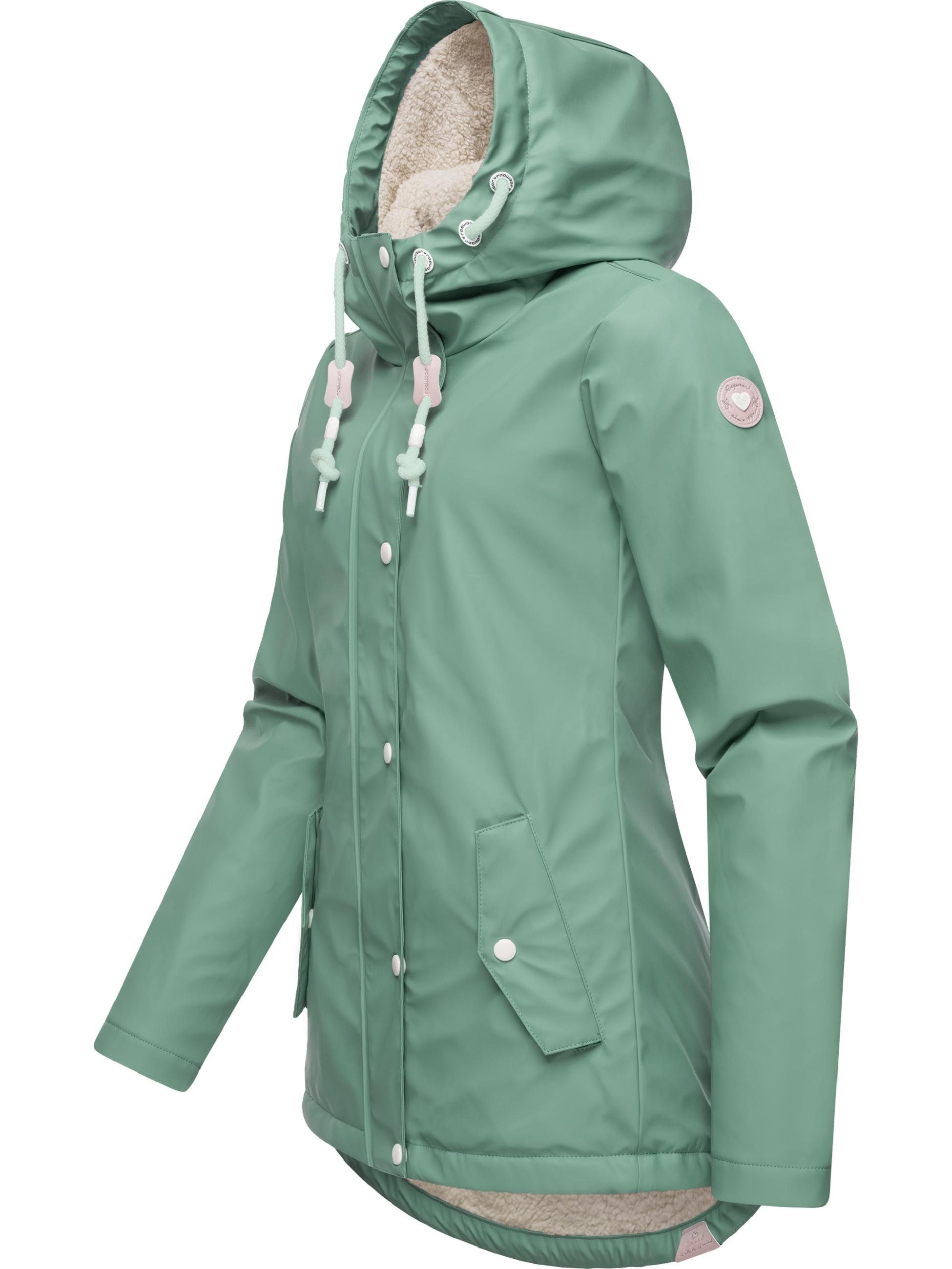 Ragwear Regenjacke "Marge", mit Kapuze, warm gefütterter Damen Winter Regen günstig online kaufen