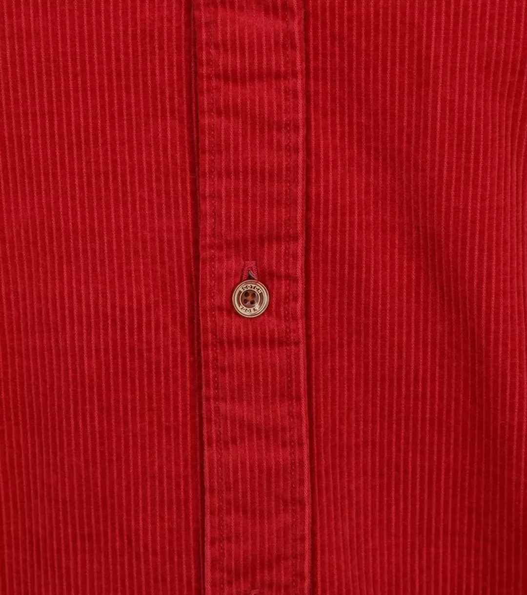 Scotch and Soda Hemd Corduroy Rot - Größe M günstig online kaufen