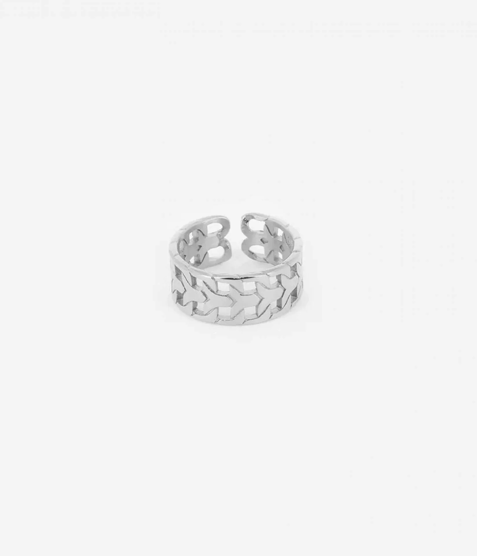 Zag Bijoux Ring Edelstahl Modern Modisch verstellbar - Variante: Silber günstig online kaufen