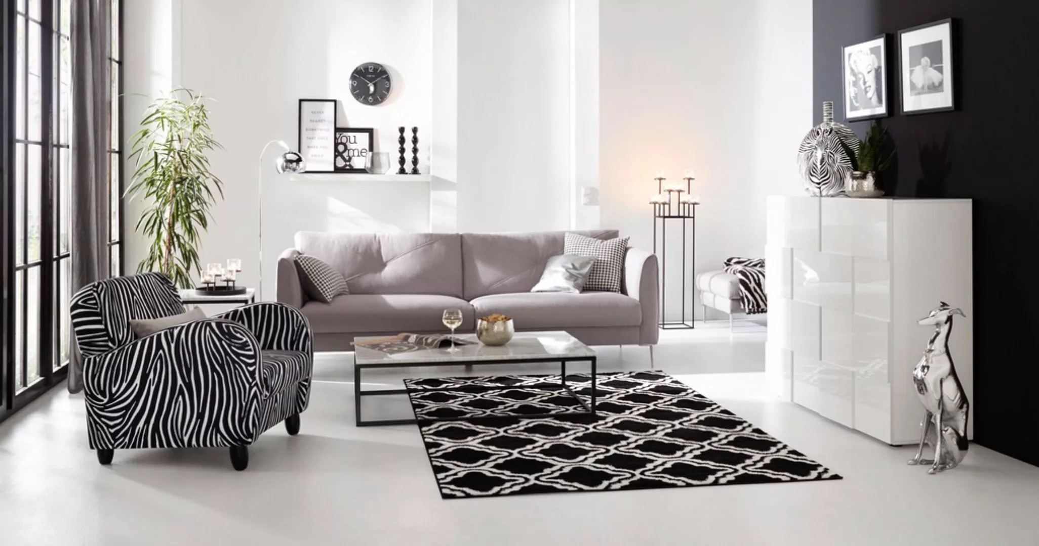 my home Teppich »Debora«, rechteckig, Kurzflor, Teppich gemustert, geometri günstig online kaufen