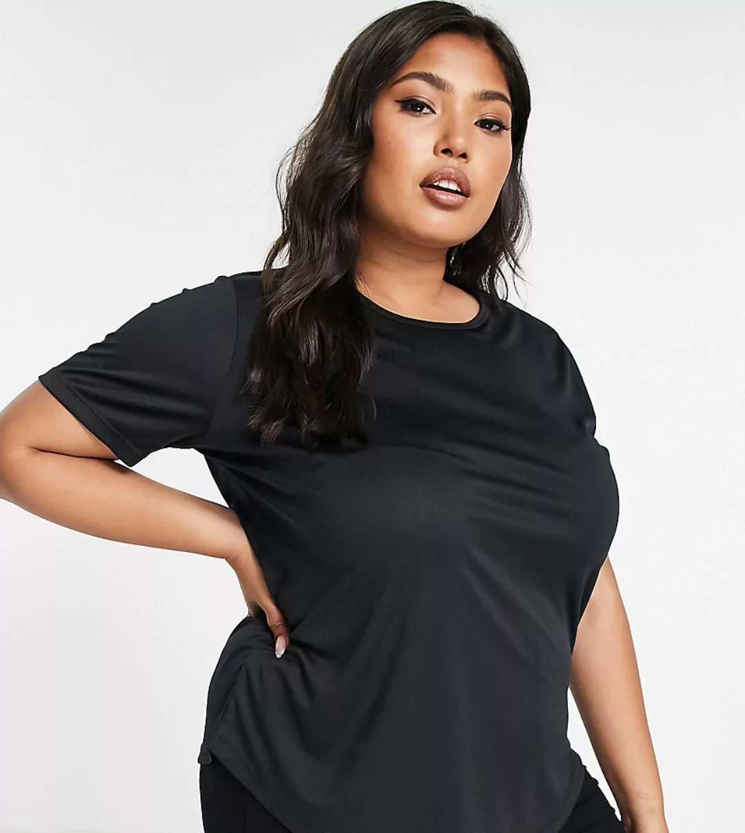 Simply Be – Active – T-Shirt in Schwarz günstig online kaufen